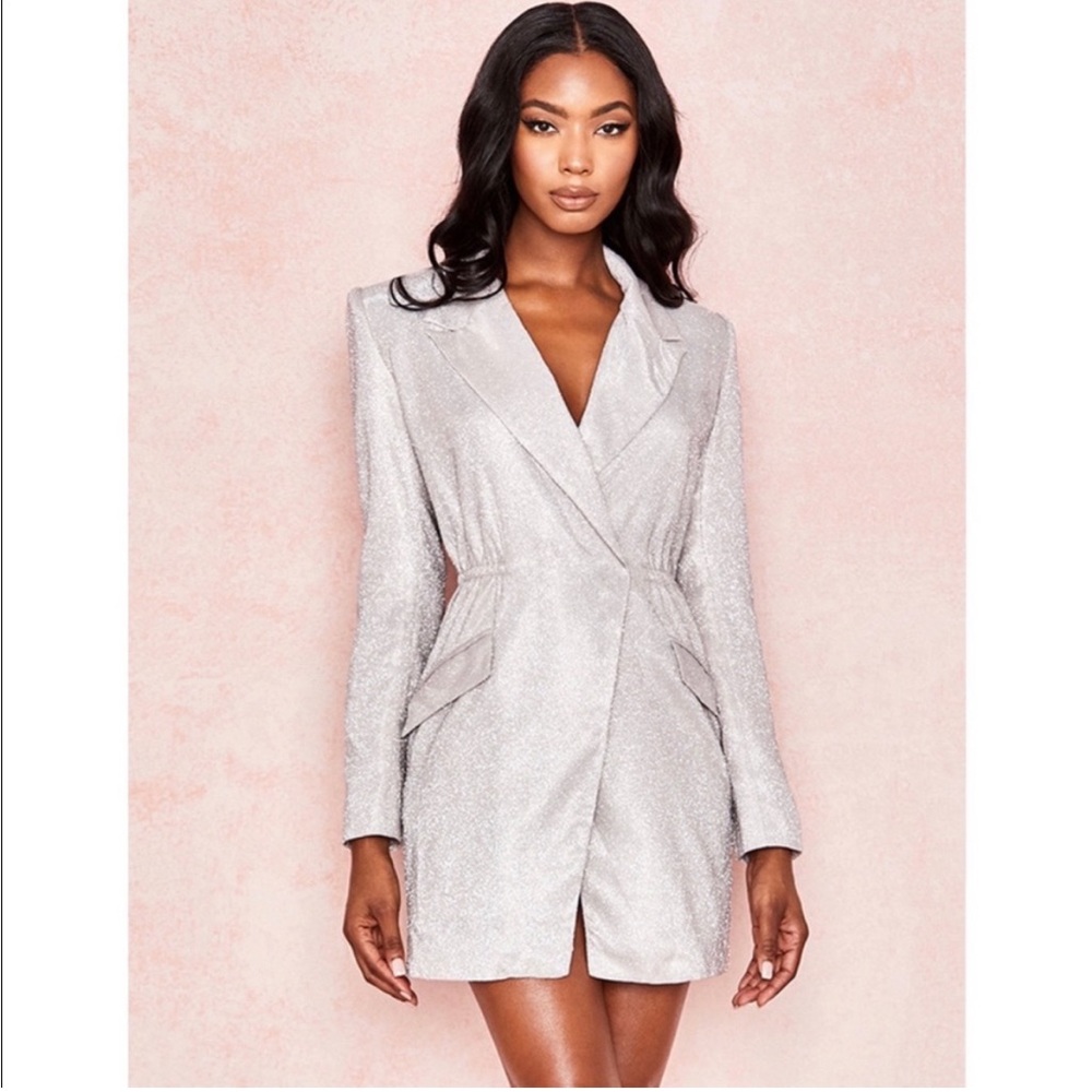 NEVER WORN Silver blazer dress 💍
